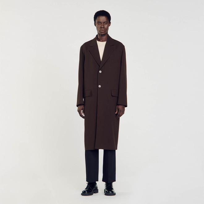 Wool Coat - Brown