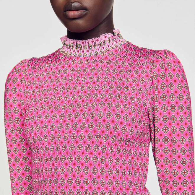 Sandro Patterned tshirt - Pink 