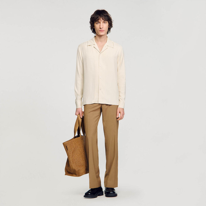 Sandro Men Floaty Shirt - White