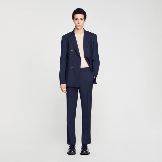 Suit Pants - Navy