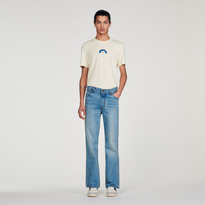 SANDRO x WRANGLER Straight leg jeans - Blue
