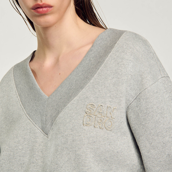 Cropped sweatshirt - Grey