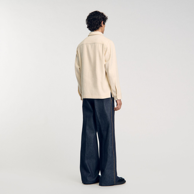 Corduroy Overshirt - Beige