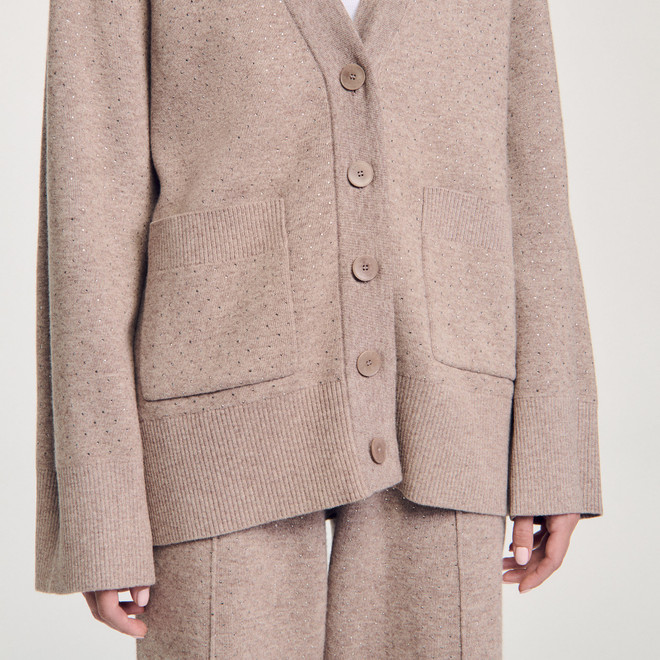 ★パリ発 sandro★ ボタン ウール ショート ジャケット キャメル サンドロ（SANDRO） | 最大70%OFF | THE OUTNET (アウトネット)