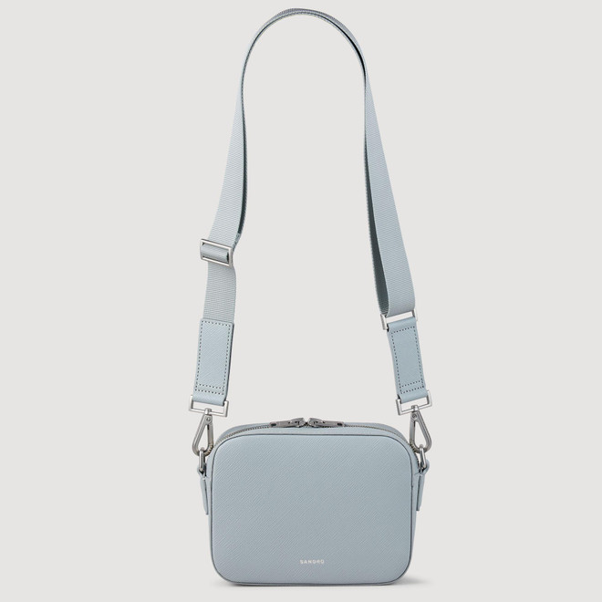 Small synthetic leather bag - Blue