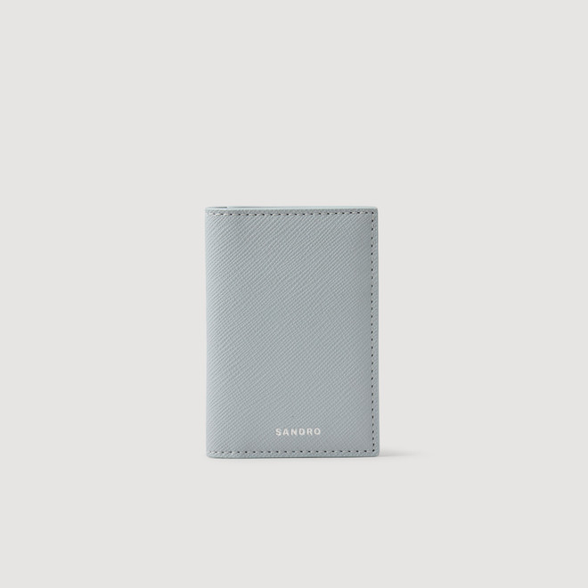 Leather wallet - Blue