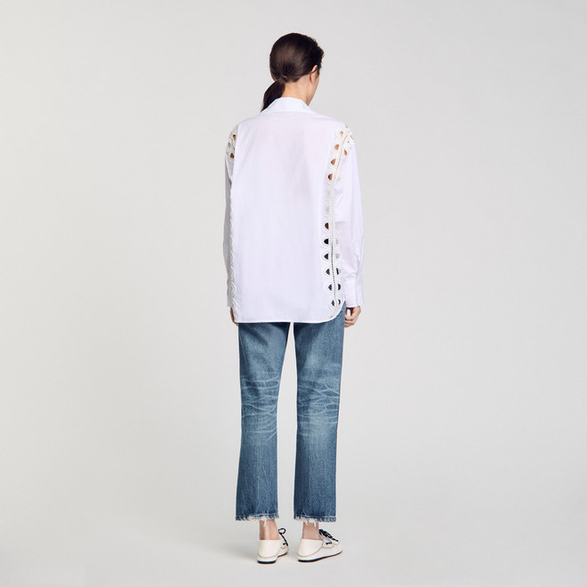 Poplin shirt - White