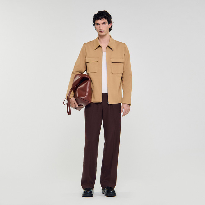 Zip up jacket - Camel
