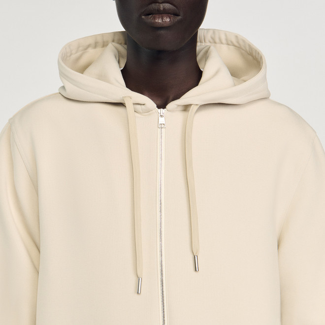 Hooded shirt - Ecru