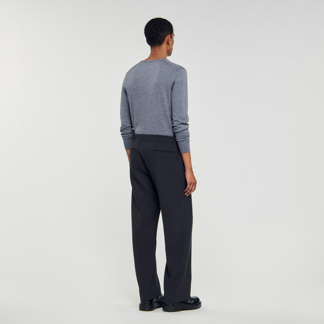 Wide leg trousers - Grey