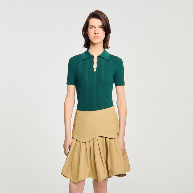 Polo jumper - Green