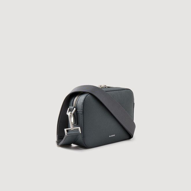 Small reconstituted leather bag - Grey