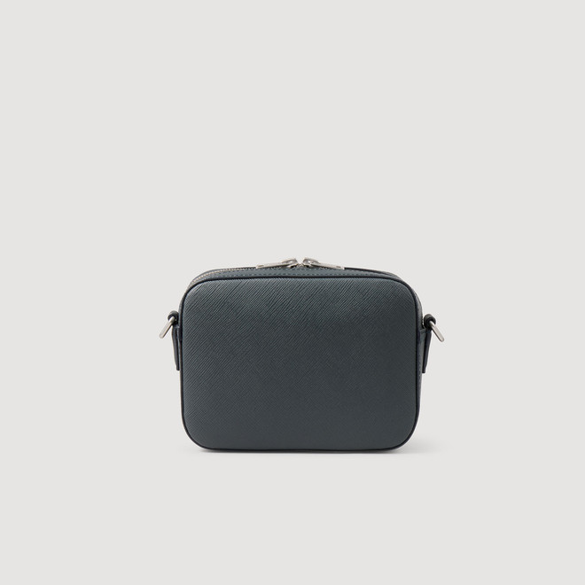 Small reconstituted leather bag - Grey