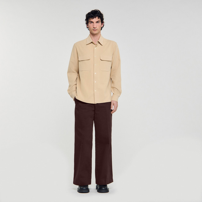 Flannel shirt - Beige