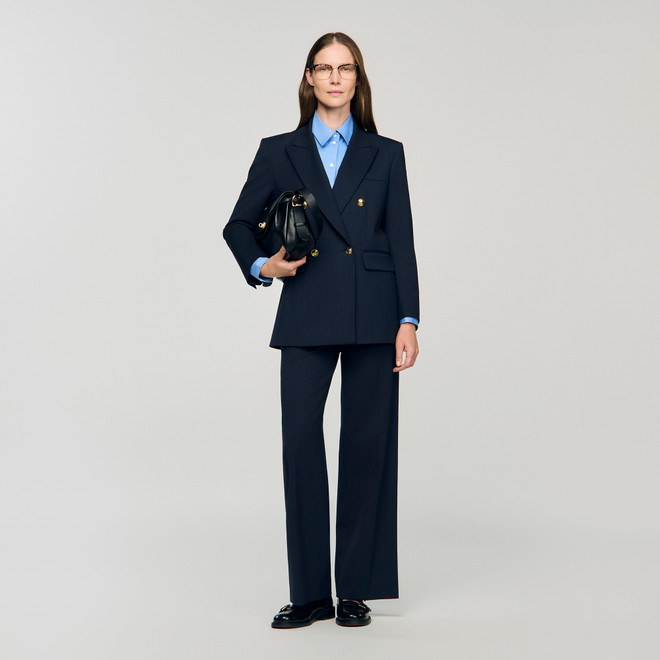 Pinstripe jacket - Navy