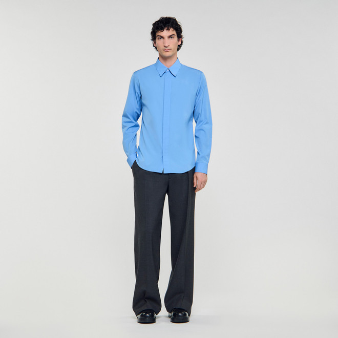 Plain shirt - Blue
