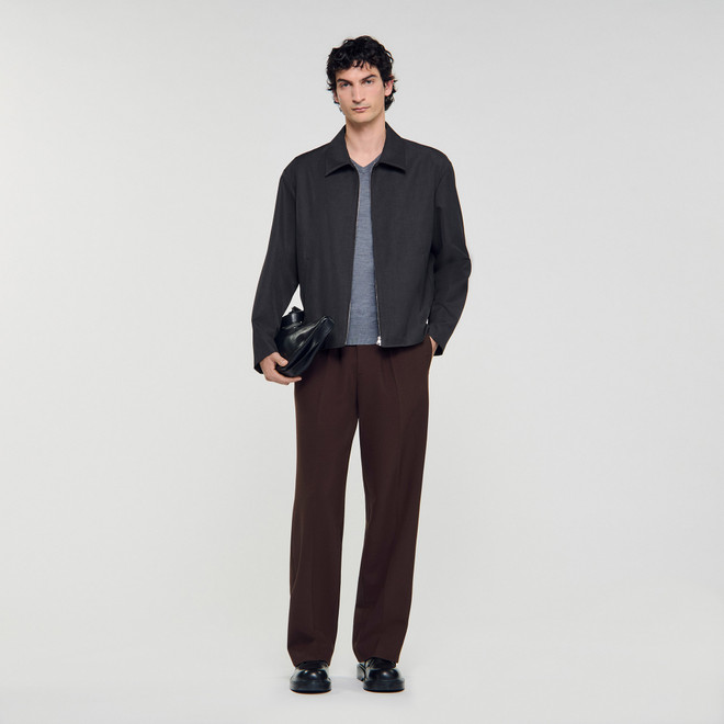 Technical zip up jacket - Grey