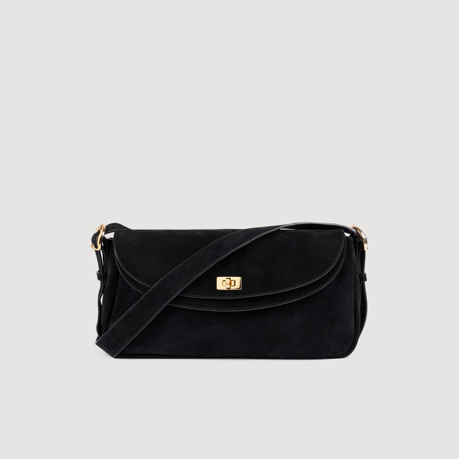 LE MAMBO suede bag - Black