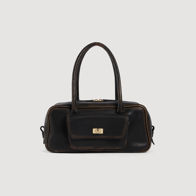 EZMEHRALDA suede bag - Brown