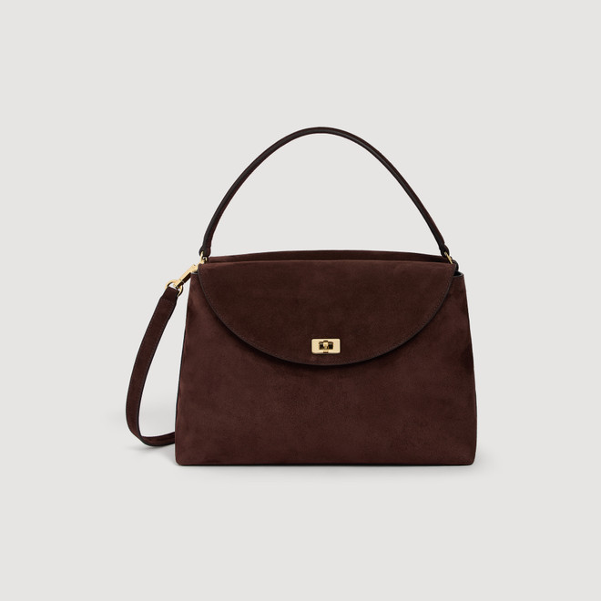 Suede bag - Brown