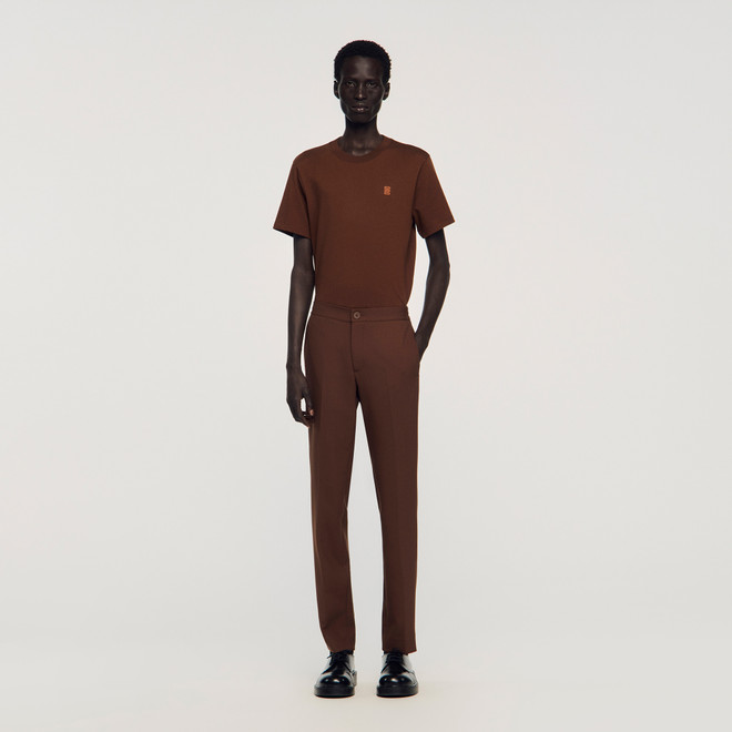 Jersey trousers - Brown