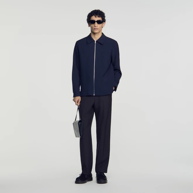 Zipped shirt - Navy