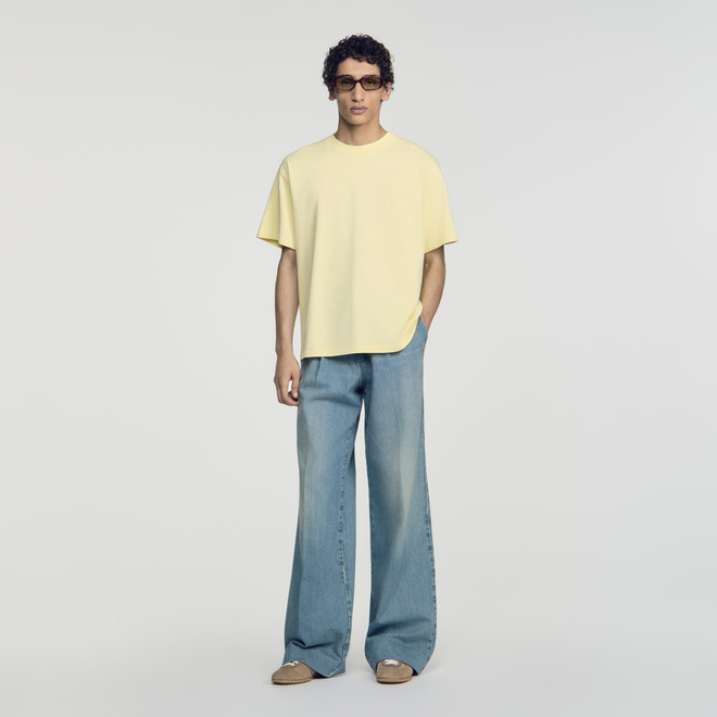 Oversized T-shirt - Yellow