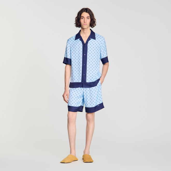 Micro Cross Shorts - Blue