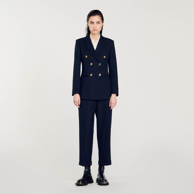 Double breasted suit jacket - Navy