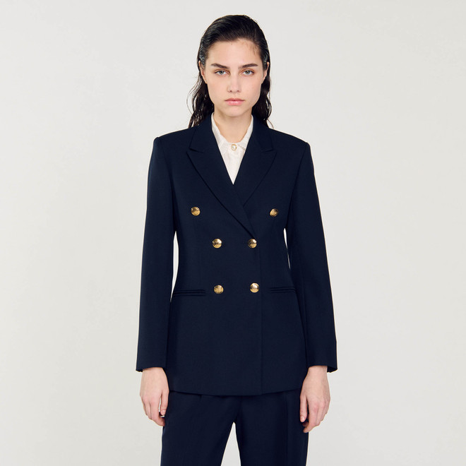 Double breasted suit jacket - Navy