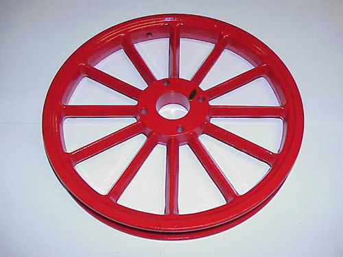 Red T-wheel for promo karts oem or we can drill to fit six-hole wheels rims..