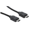 MANHATTAN 323215- Cable HDMI de Alta Velocidad de con Canal Ethernet, HDMI Macho - HDMI Macho, 4K, 30Hz, 2 Metros, Negro. 