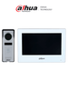 DAHUA DHI-KTH01 - Kit de Videopotero Hibrido/ Frente de Calle Analogico con Camara de 1.3 MP/ Monitor Touch de 7 Pulgadas WiFi/ 4 Hilos al Frente de Calle/ 6&1 E&S de Alarma/ Soporta Camaras IP/ Compattible App DMSS.