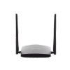 HIKVISION DS-3WR3N Router Inalámbrico WISP en Banda 2.4 GHz / Hasta 300 Mbps / 4 Puertos 10/100 Mbps / 2 Antenas Omnidireccional de 5 dBi / Interior/ Estándar IEEE 802.11b/g/n a 2.4GHz/ Poder de transmisión de 18 dBm