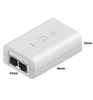 UBIQUITI U-POE-AF - Inyector PoE Gigabit para equipos Ubiquiti / 48 VDC / 0.32A / 802.3af / Color blanco