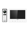 DAHUA KTA02 - Kit de Video portero analógico con monitor táctil de 7" y frente de calle con cámara de 1.3MP con DWDR y protección IP66. Controla hasta 2 frentes de calle y 3 monitores, con apertura de puerta