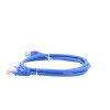 LINKEDPRO LP-UT6-100-BU Cable de parcheo UTP Cat6 - 1 m - azul Cumple normas IEEE 802.3/3u/3ab para LAN Transmisión de datos 10/100/1000 Base-TX, supera 1 Gbps Impedancia característica de 100 Ohms