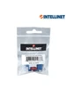 INTELLINET 210737 - Jack RJ45 CAT6 Keystone / de impacto 110 / color azul 