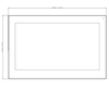 DAHUA VTH5341G-W - Monitor de 10" para videoportero o medición de temperatura, con sistema Android, pantalla táctil, WiFi y RJ45, ranura para MicroSD y PoE estándar. Ideal para medidas COVID-19