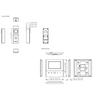 DAHUA DHI-KTA04 - Kit de videoportero analógico con monitor de 4.3" y botones táctiles. Incluye frente de calle con cámara de 1.3 MP, múltiples tonos de timbre personalizables, y función de apertura de puerta para mayor seguridad y comodidad