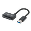 MANHATTAN 130424 Adaptador USB 3.0 a SATA SuperSpeed para Discos Duros y SSD
