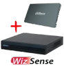 DAHUA KIT/XVR1B04-I-SSD512G4HFW1209 - Kit FullColor de 4 Canales con SSD de 512GB/ 4 Camaras Full Color de 2 Megapixeles con Microfono/ DVR Cooper-I WizSense.