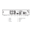 DAHUA KITXVR1B04-I+HFW1200CMA -Kit de 4 canales con cámaras de 2MP y audio. Incluye DVR Cooper-I WizSense con IA y H.265+, 4 cámaras metálicas con micrófono integrado.