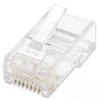 INTELLINET 790055 - Paquete de 100 conectores modulares Cat5e RJ45 / UTP, 2 pines, para cable trenzado, 100 clavijas en bote.