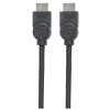 MANHATTAN 355308- Cable HDMI de Alta Velocidad de 1.5 metros/ Resolución 4k@30Hz,ARC, 3D, 4K@30Hz, HDMI Macho a Macho, Blindado, 1.5 m (5 ft), Negro,Un cable de alta velocidad que ofrece un rendimiento de alta definición.HDMI