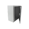 PRECISION PST-3040-20A GABINETE ACERO IP66 Uso en Intemperie (300 x 400 x 200 mm) con Placa Trasera Interior de Metal y Compuerta Inferior Atornillable (Incluye Chapa y Llave T).