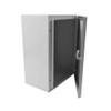 PRECISION PST-3040-20A GABINETE ACERO IP66 Uso en Intemperie (300 x 400 x 200 mm) con Placa Trasera Interior de Metal y Compuerta Inferior Atornillable (Incluye Chapa y Llave T).
