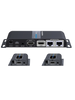 SAXXON LKV712PRO- Kit extensor HDMI de 2 Puertos/ 40 metros/ CAT6/ 6A/ 7/ Resolución 1080p/ loop HDMI/ Transmisor IR/ Plug and play 