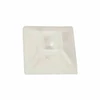 STEREN BASE AUTOADHERIBLE PARA CINCHOS SUJETACABLES, NYLON, BLANCO