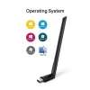 TP-LINK ARCHER T2U PLUS Adaptador USB inalámbrico doble banda AC 600 Mbps, antena de alta ganancia, WIFI, Velocidad Wi-Fi: 200 Mbps en 2.4GHz, 433 Mbps en 5GHz